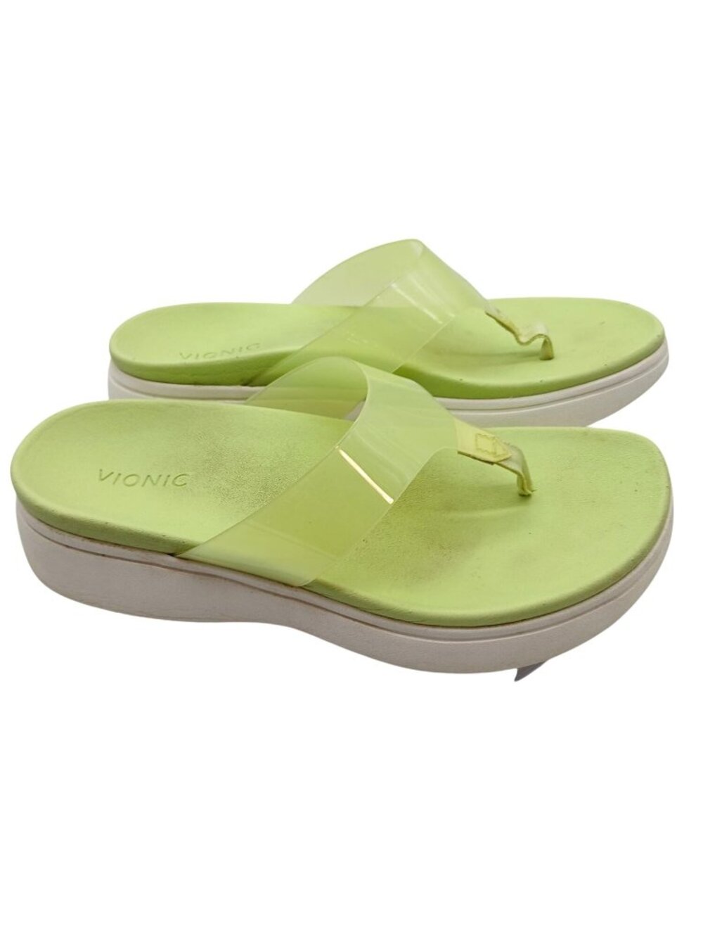 Vionic Womens Sunrise Luminous Flip Flops Platform Sandal Size 8 Shoes Beach